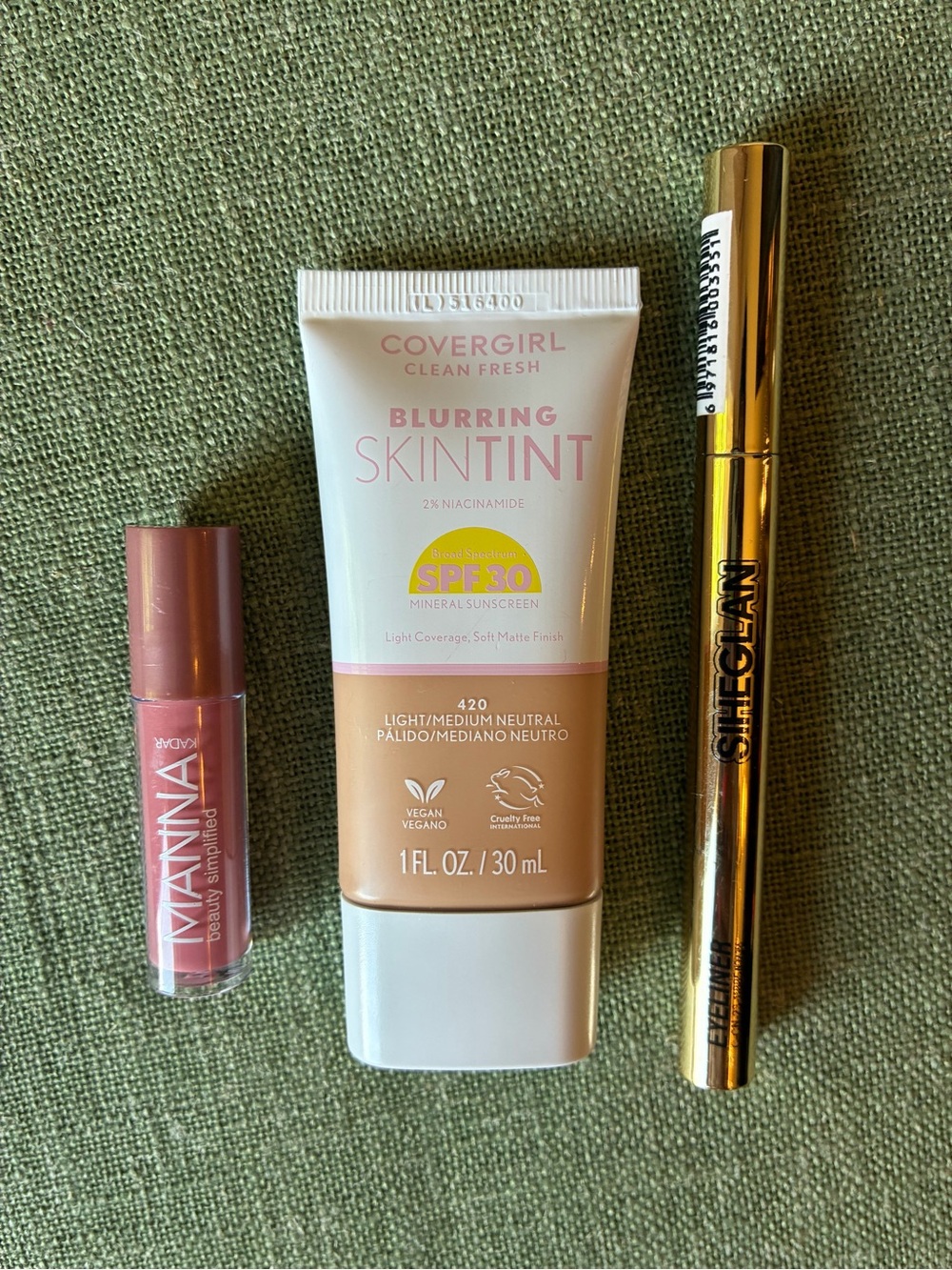 3-Piece Makeup Bundle | CoverGirl, Manna Kadar & SheGlam